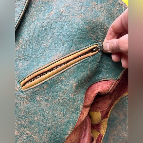 Vintage genuine Mark Buchanan Pelle Pelle moto jacket, size 40 - Picture 12 of 16